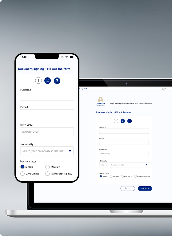 E-Signing - Web Form