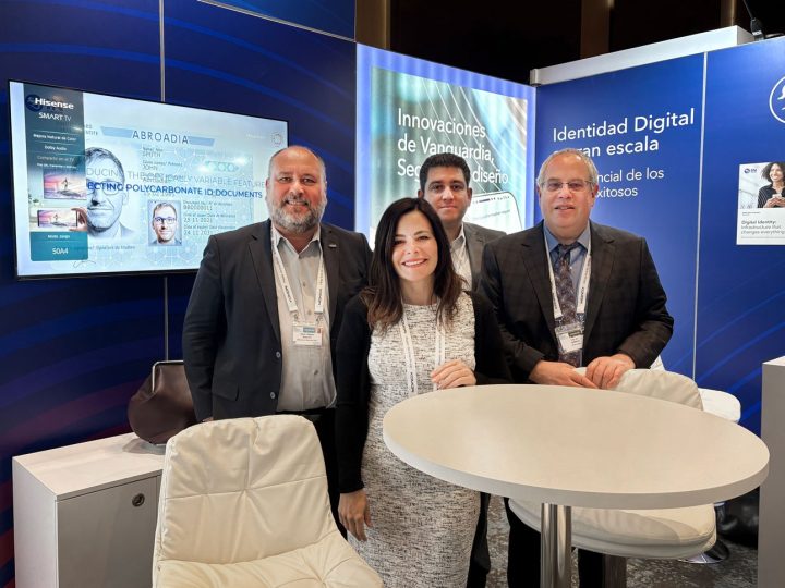 IN Groupe at High Security Printing™ Latin America (HSP LATAM) 2026. Lionel Le Blanc, Pamela Alba, and Leonardo Rojas present the next generation of secure identity solutions and trust services.
